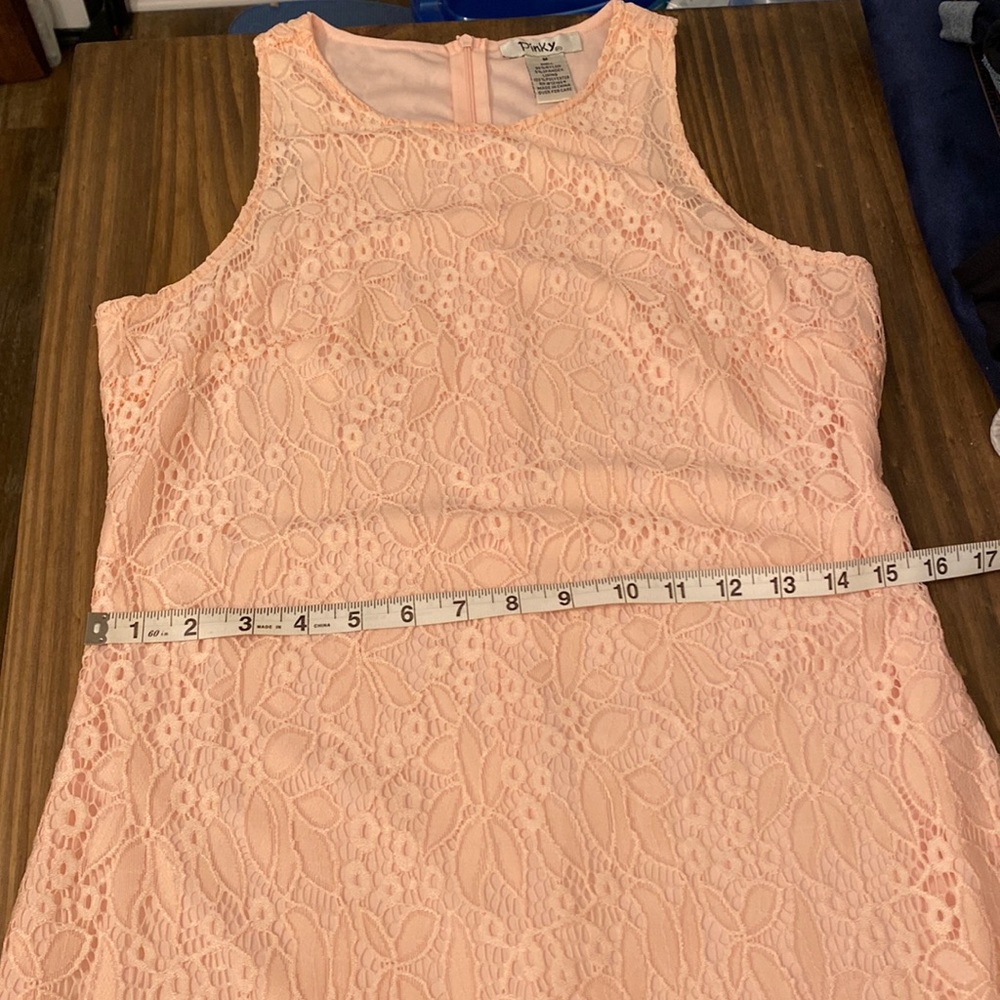 Pinky lace dress NWOT - Picture 5 of 8